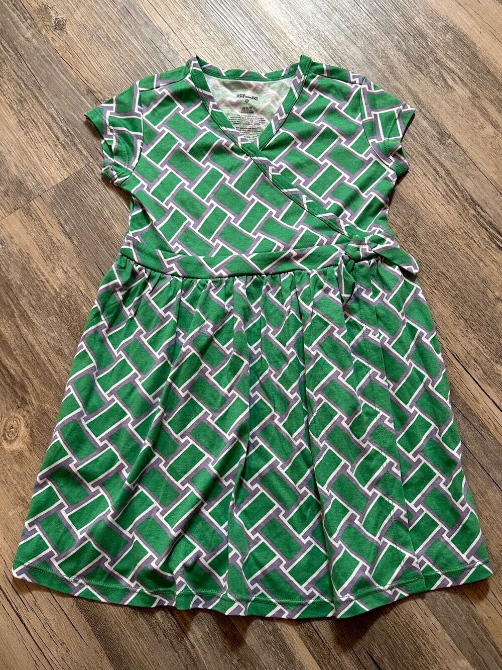 Diane Von Furstenburg x Target Wrap Dress Vintage Weave Green Size XS 4/5 DVF